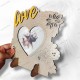 Kalpli Love Özel Ayaklı Vizon Çerçeve