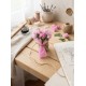 Mini Love Flowers Çiçek Buketi, Solmayan Yapay Mini Buket Pembe 50 li